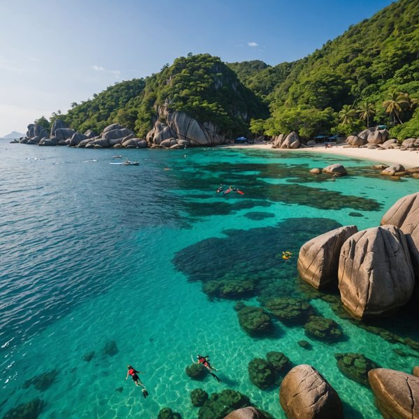 Quels sont les meilleurs spots pour faire de la plongée en apnée à Koh Tao, Thaïlande?