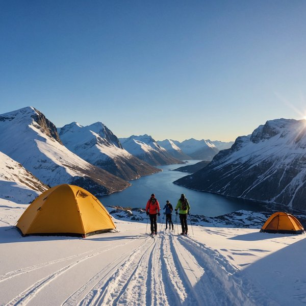 Comment organiser un camping pour une expédition de ski de randonnée en Norvège?